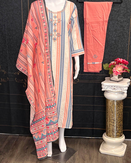 Soft cotton kurti pant set - Kurti Connection USA