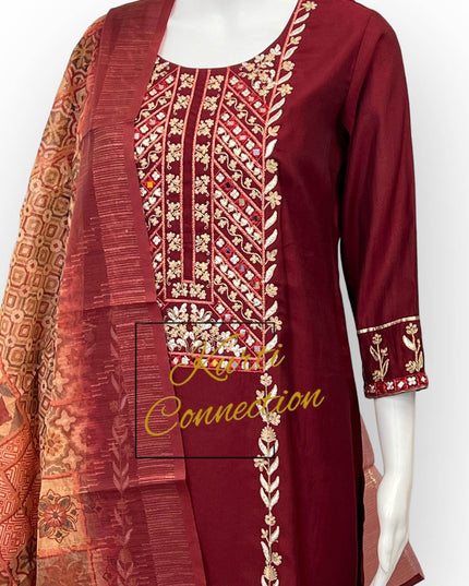 Modal silk kurti set | salwar kameez - Kurti Connection USA