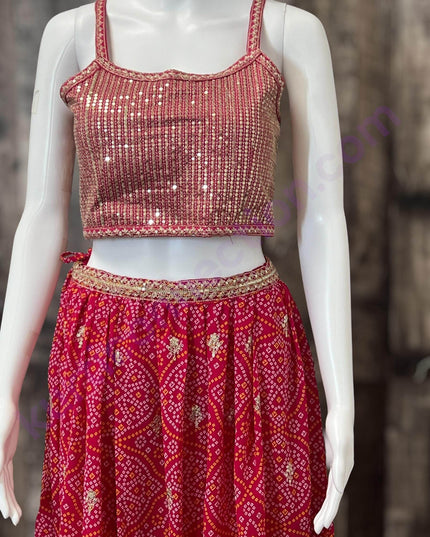 Lehenga choli set with jacket - Kurti Connection USA