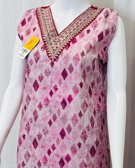 Georgette kurti | tunic - Kurti Connection USA