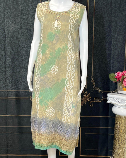 Batik print kurti - Kurti Connection USA