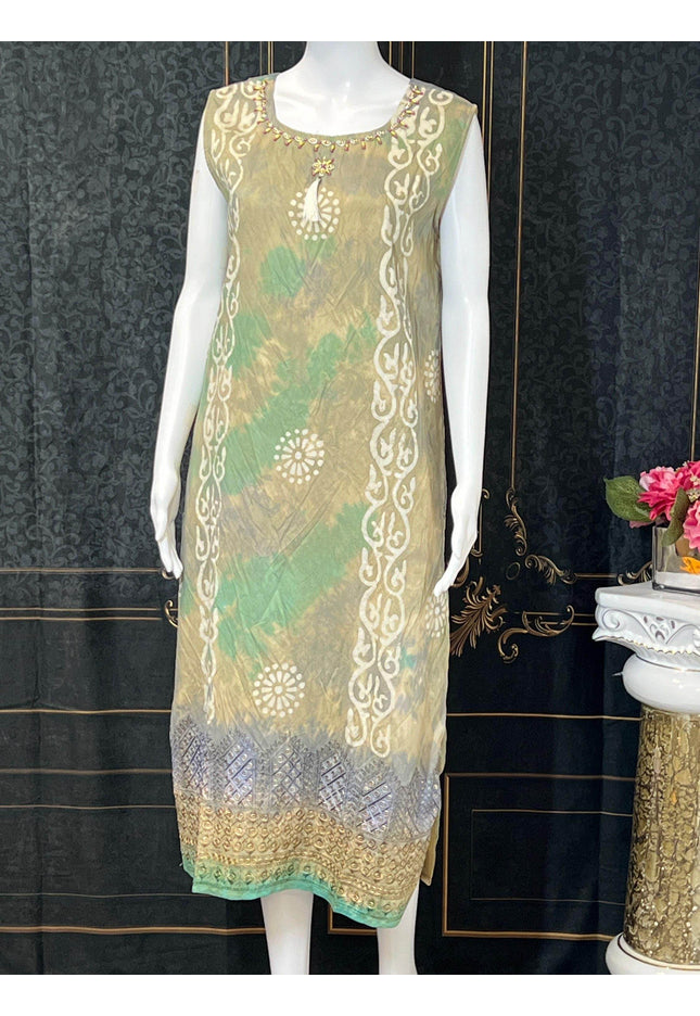 Batik print kurti - Kurti Connection USA
