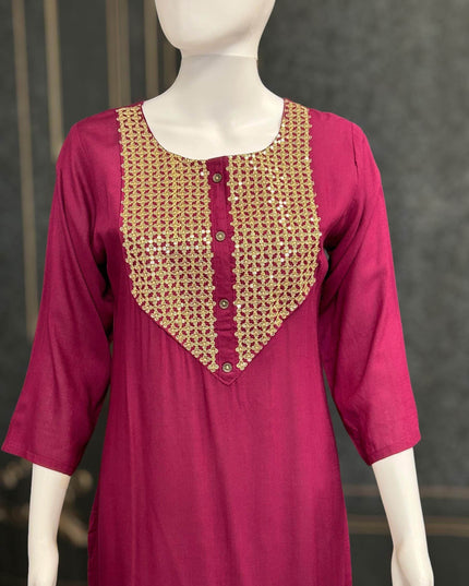 Rayon kurti - Kurti Connection USA