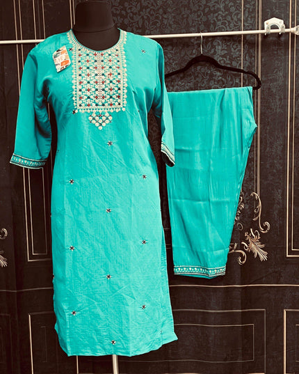 1216 plus size kurti set - Kurti Connection USA