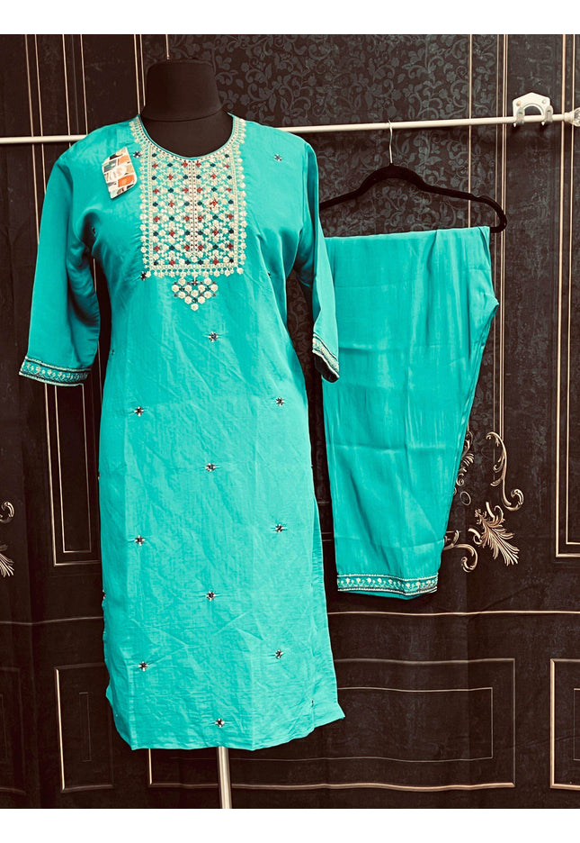 1216 plus size kurti set - Kurti Connection USA