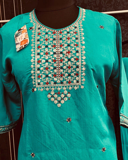 1216 plus size kurti set - Kurti Connection USA