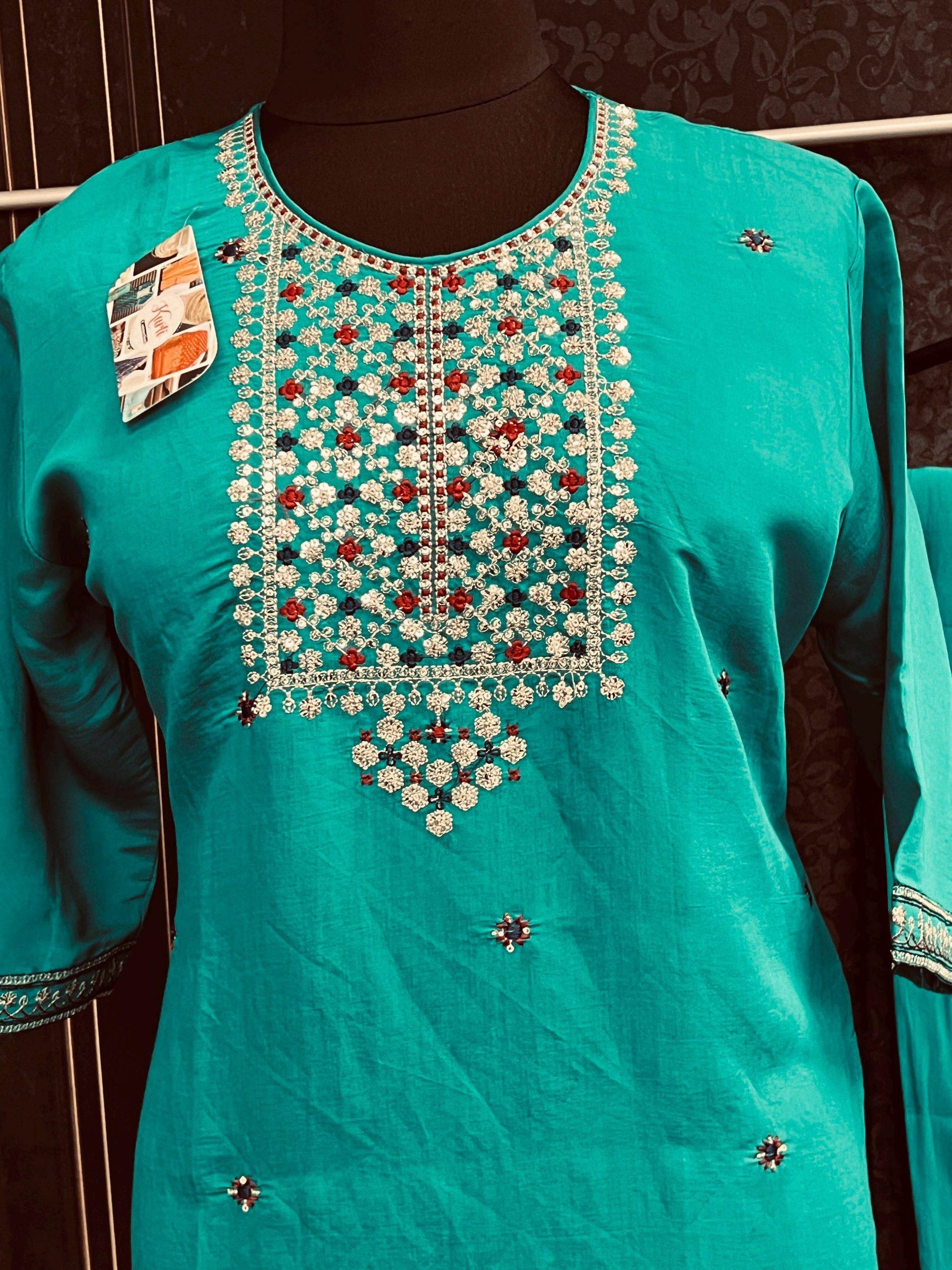 1216 plus size kurti set - Kurti Connection USA