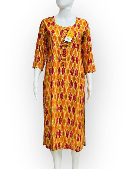 Multi color kurti - Kurti Connection USA
