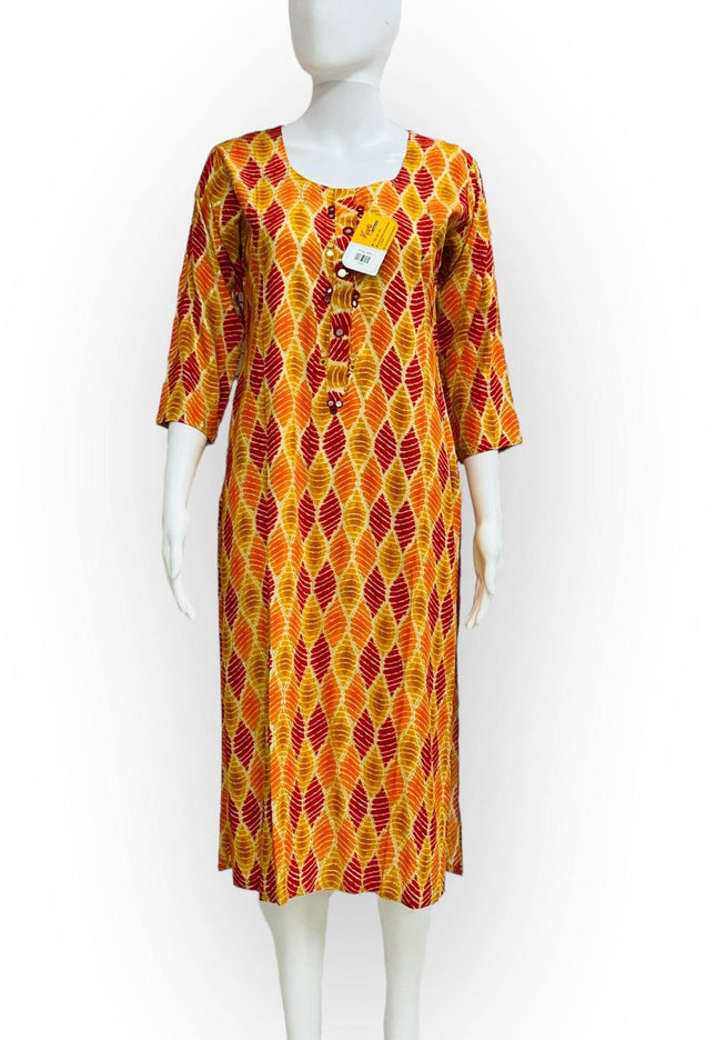 Multi color kurti - Kurti Connection USA