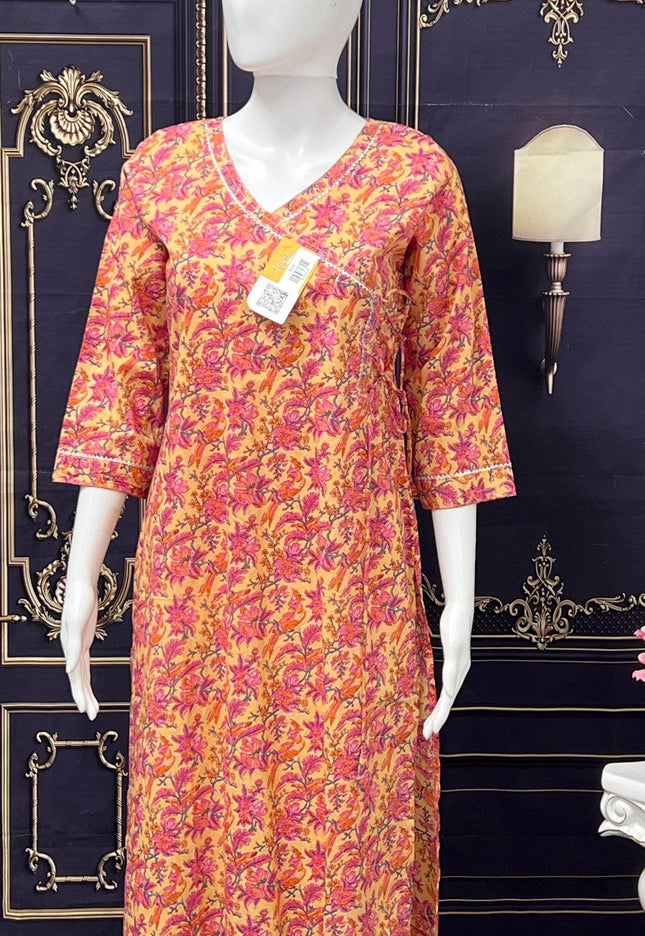Mulmul cotton Kurti - Kurti Connection USA