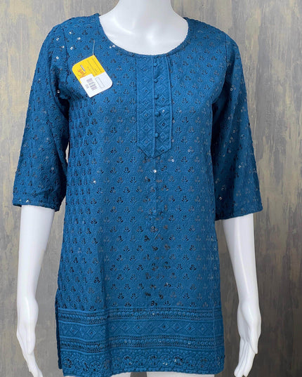 Short kurti / sequin short kurti - Kurti Connection USA