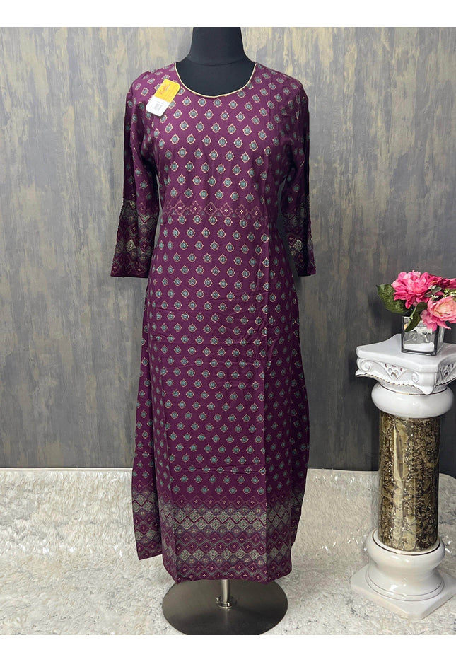 6Xl/ size 52 / Rayon kurti - Kurti Connection USA