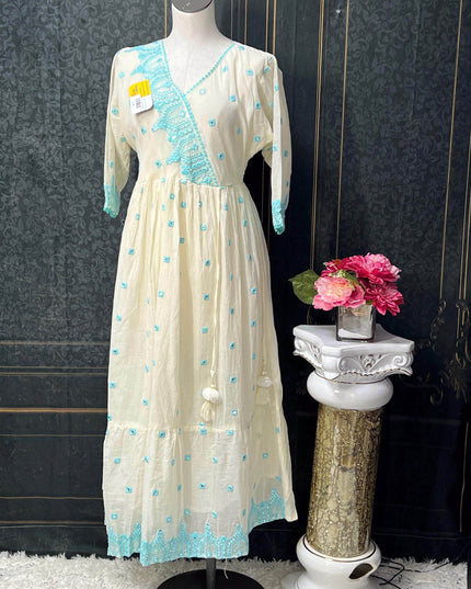 Soft cotton kurti - Kurti Connection USA