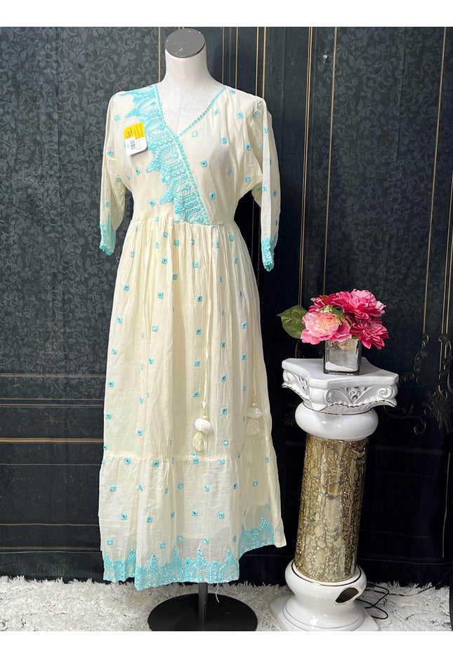 Soft cotton kurti - Kurti Connection USA