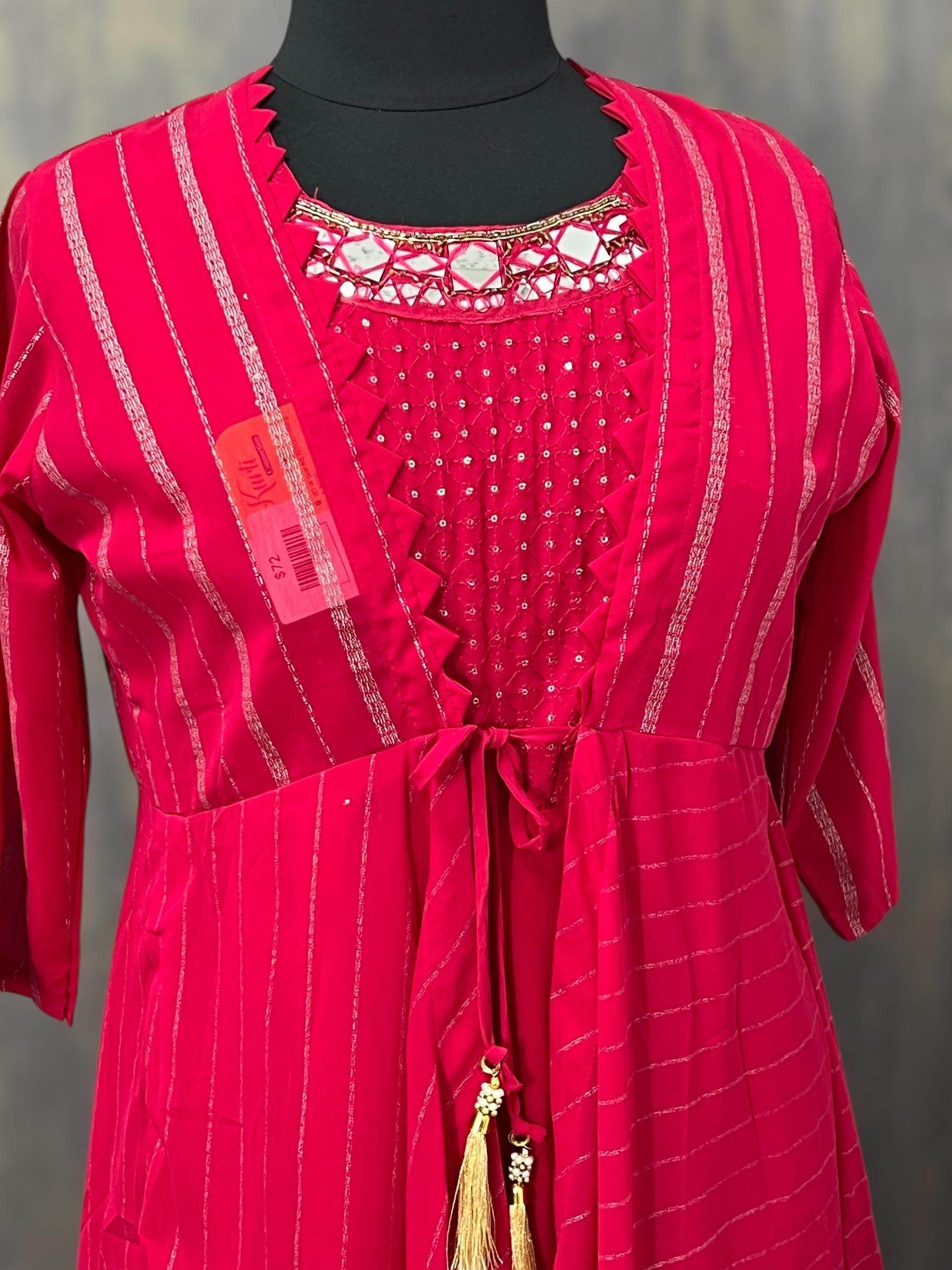 Georgette Kurti | plus size Kurti - Kurti Connection USA