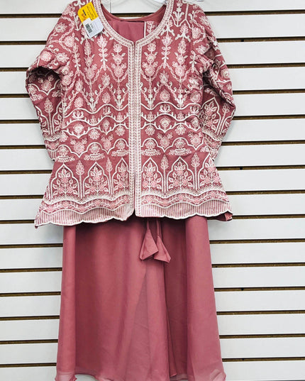 Short kurti with Plazzo pant | indo western outfit - Kurti Connection USA