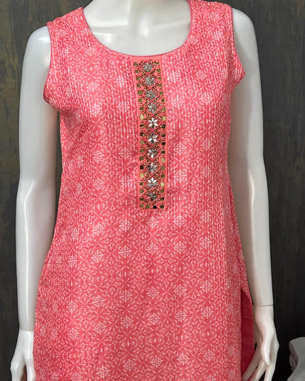 Soft cotton kurti - Kurti Connection USA