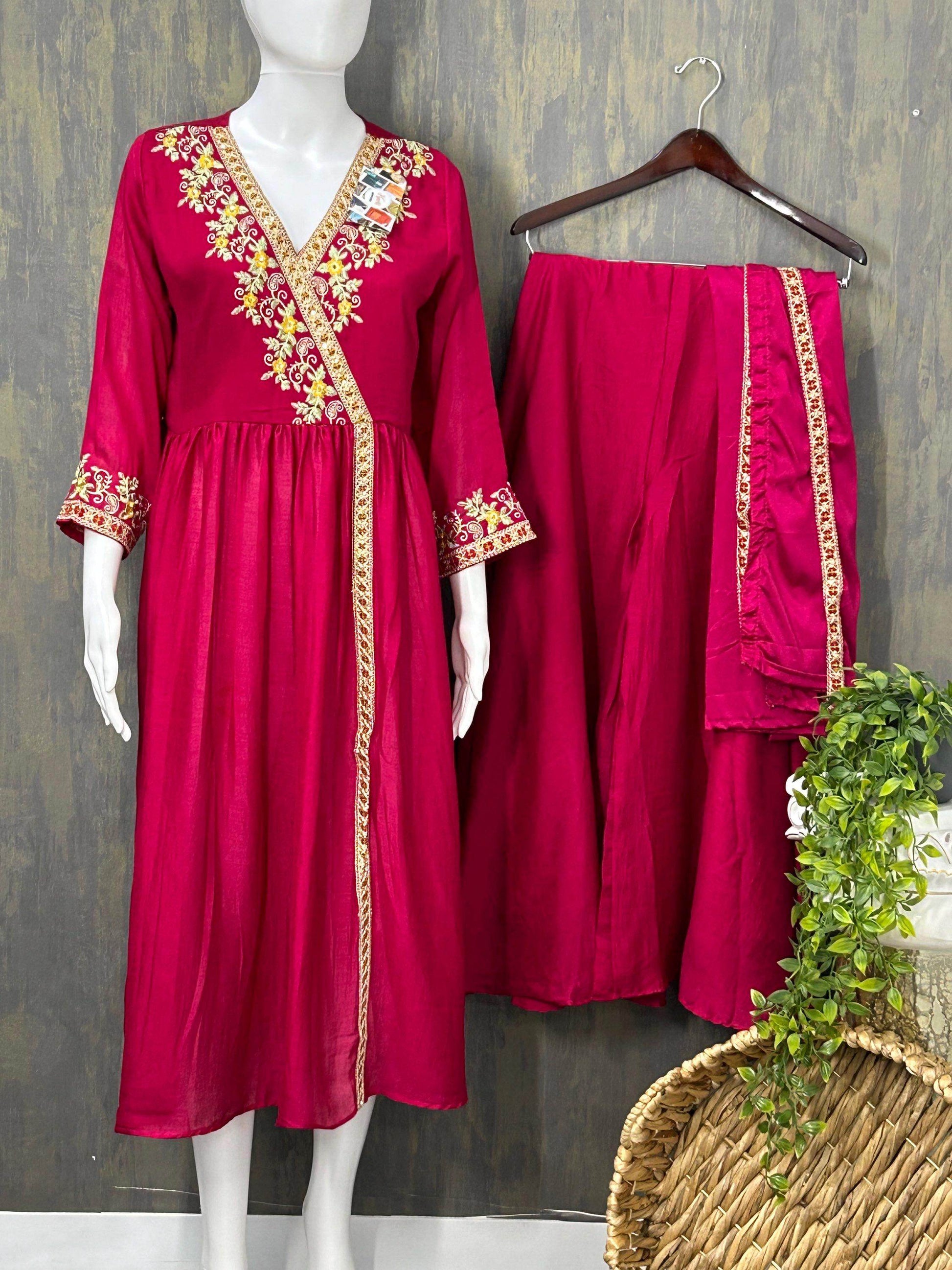 Party wear kurti palazzo set - Kurti Connection USA