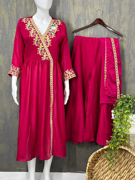 Party wear kurti palazzo set - Kurti Connection USA