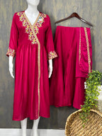 Party wear kurti palazzo set - Kurti Connection USA