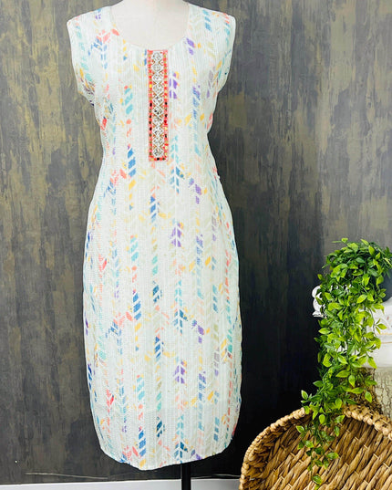 Soft cotton kurti - Kurti Connection USA