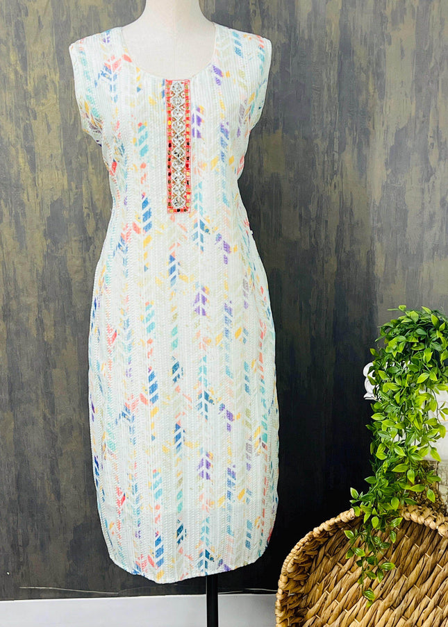 Soft cotton kurti - Kurti Connection USA