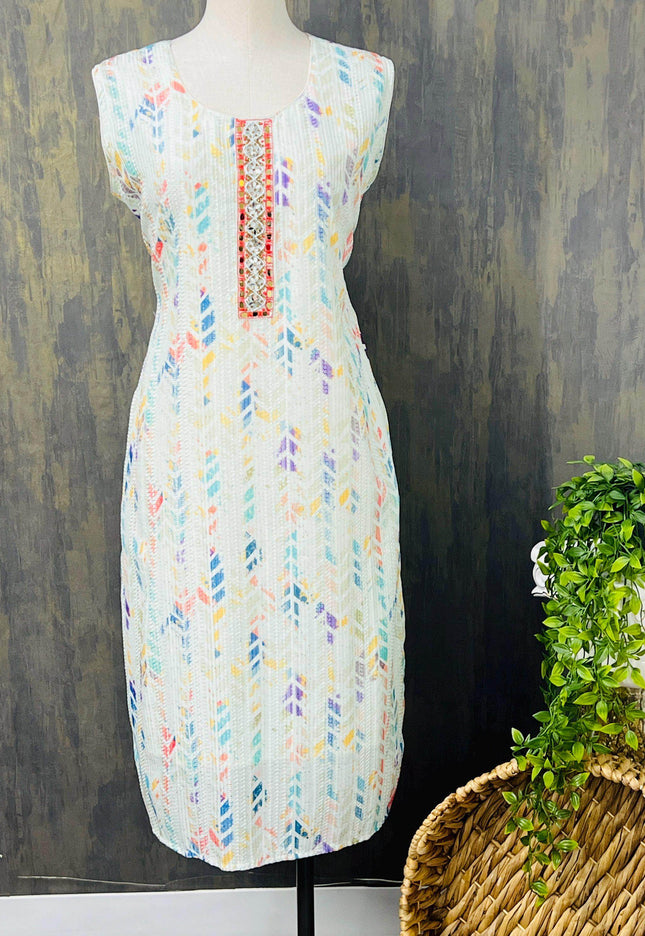 Soft cotton kurti - Kurti Connection USA