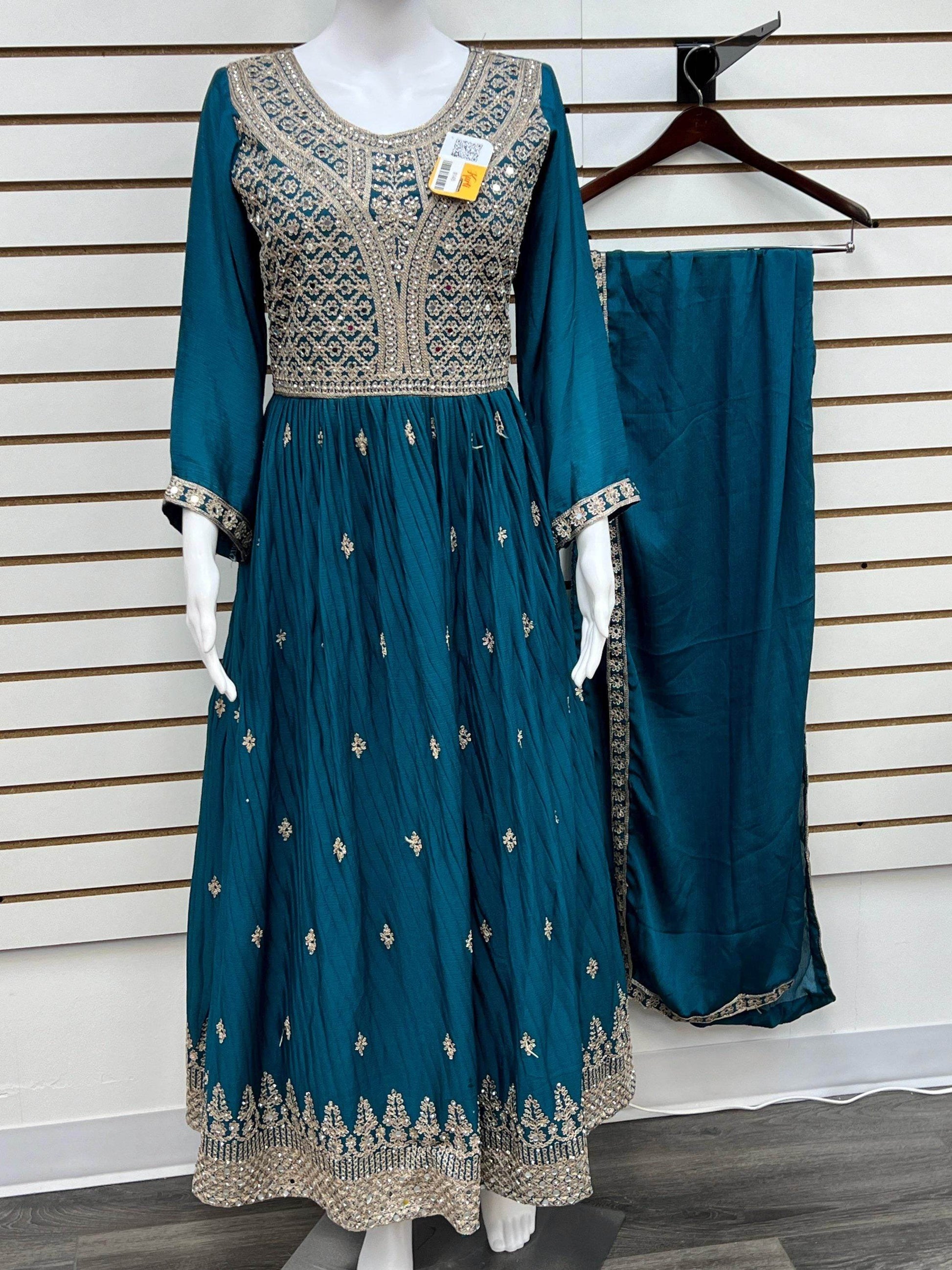 Silk kurti set - Kurti Connection USA