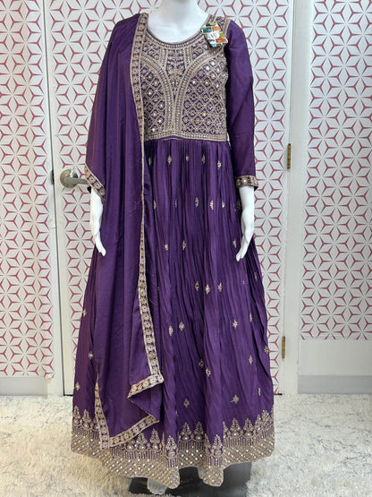 Silk kurti set - Kurti Connection USA