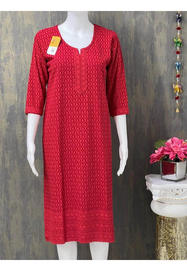 Chikankari kurti - Kurti Connection USA