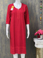 Chikankari kurti - Kurti Connection USA