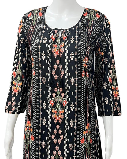 Mulmul cotton Kurti - Kurti Connection USA