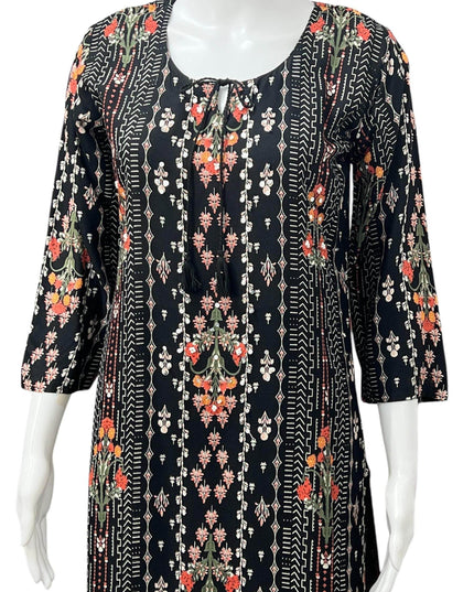 Mulmul cotton Kurti - Kurti Connection USA