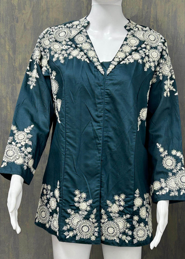 Silk short Kurti - Kurti Connection USA