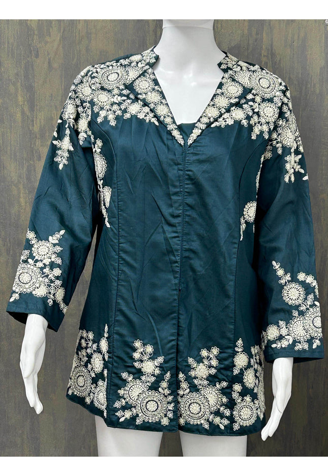 Silk short Kurti - Kurti Connection USA