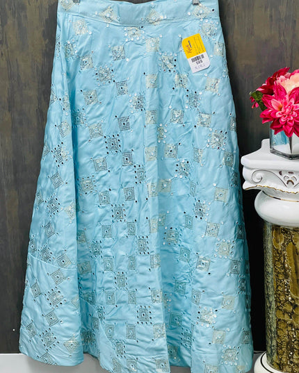 Silk Lehenga skirt - Kurti Connection USA