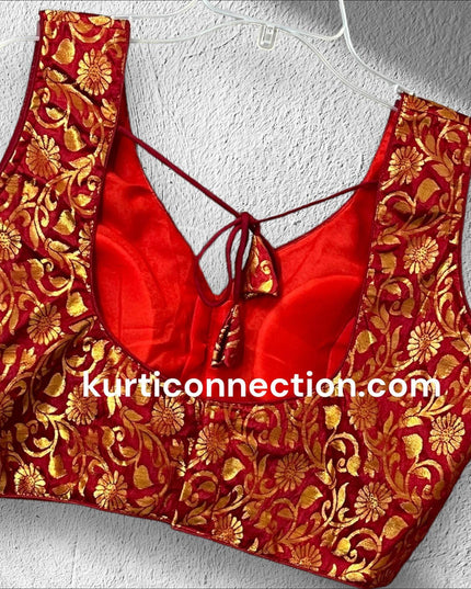 Brocade blouse - Kurti Connection USA