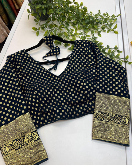 Chiffon Dark blue blouse