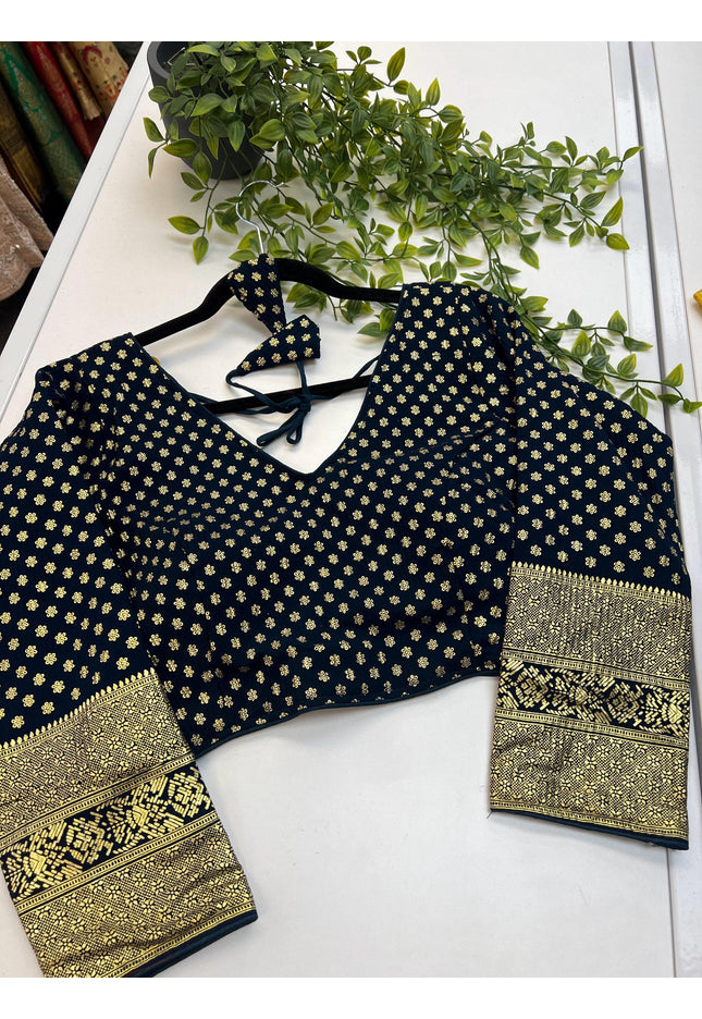 Chiffon Dark blue blouse