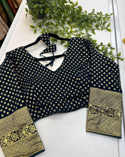 Chiffon Dark blue blouse