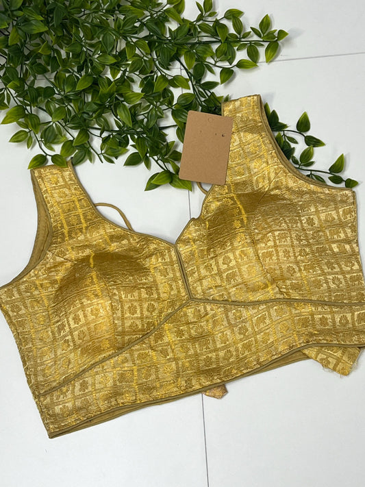 Golden blouse | Size 36 : sale