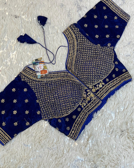 Velvet blouse - Kurti Connection USA