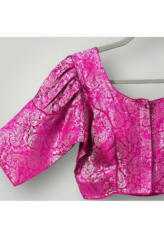 Rani pink blouse - Kurti Connection USA