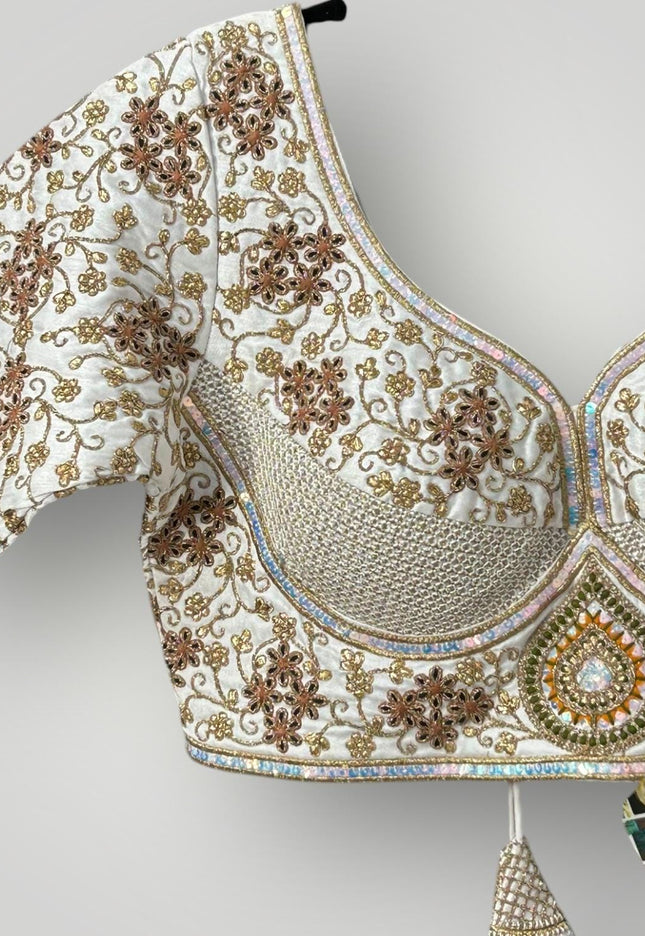 Heavy work blouse - Kurti Connection USA