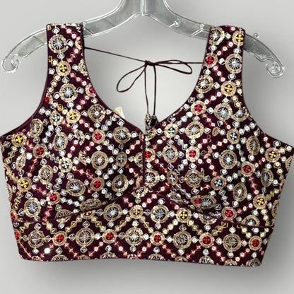 Readymade blouse | Wine color