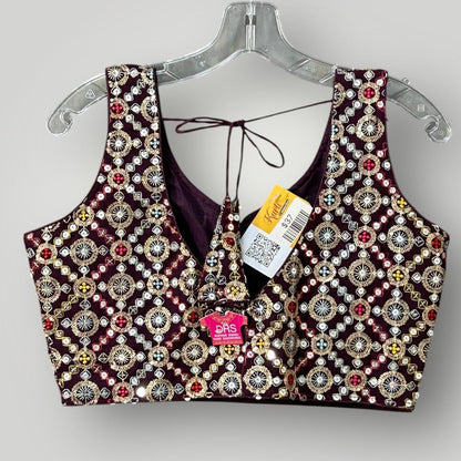 Readymade blouse | Wine color