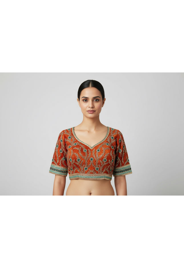 Silk Blouse - Kurti Connection USA