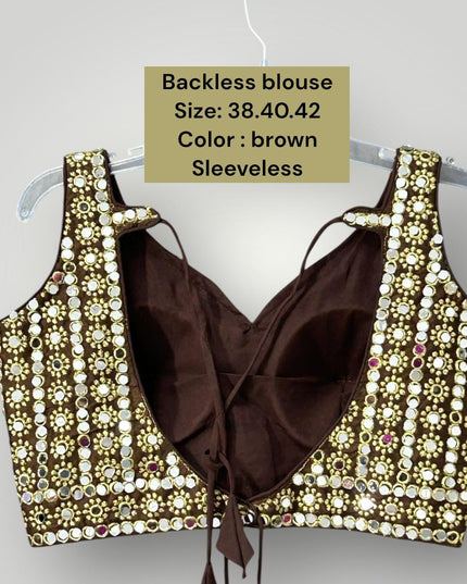 Backless blouse - Kurti Connection USA
