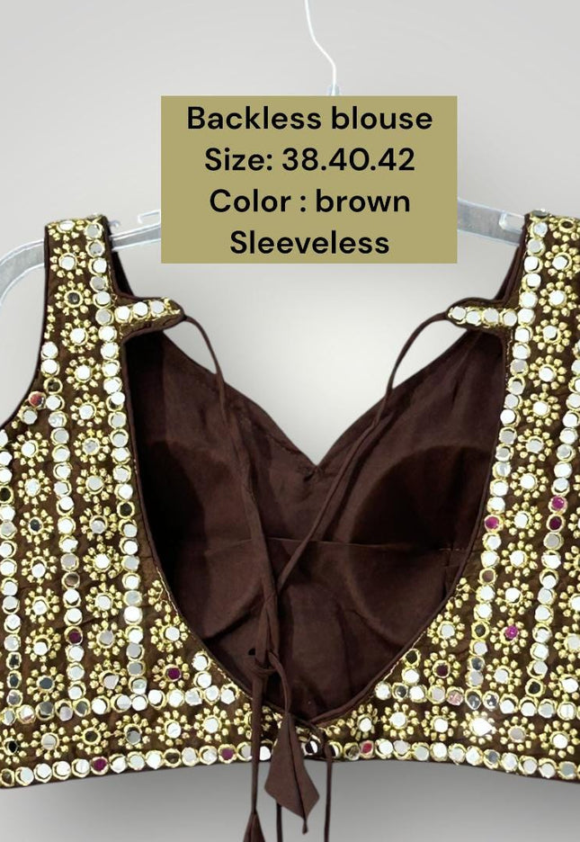 Backless blouse - Kurti Connection USA