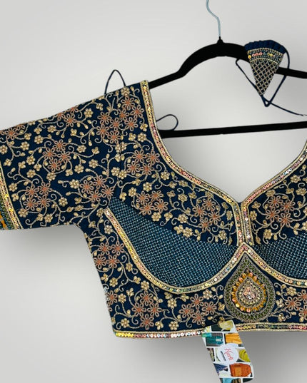 Heavy work blouse - Kurti Connection USA